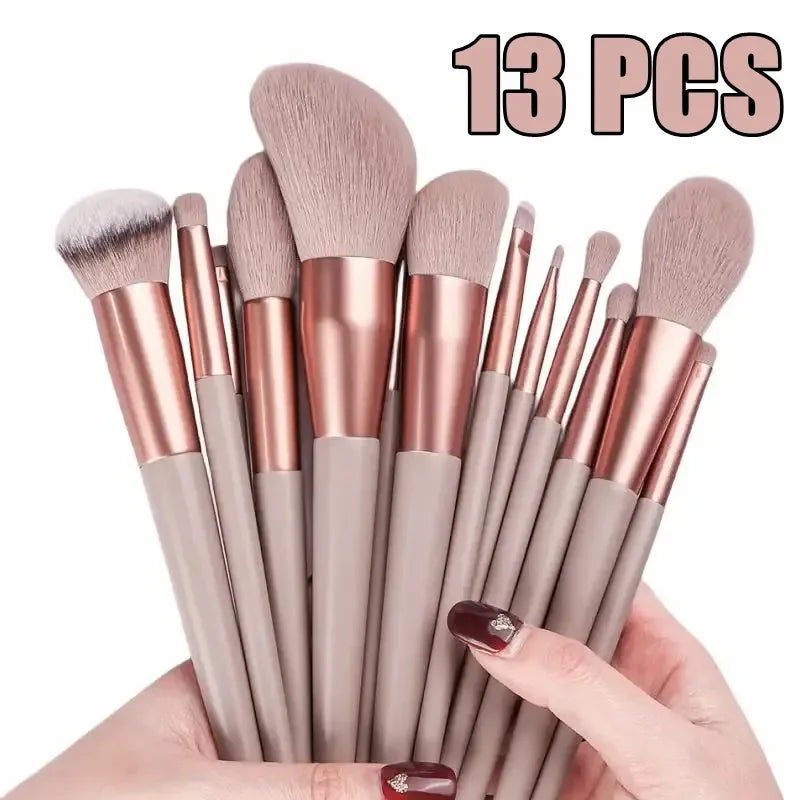 13Pcs Soft Fluffy Makeup Brushes Set