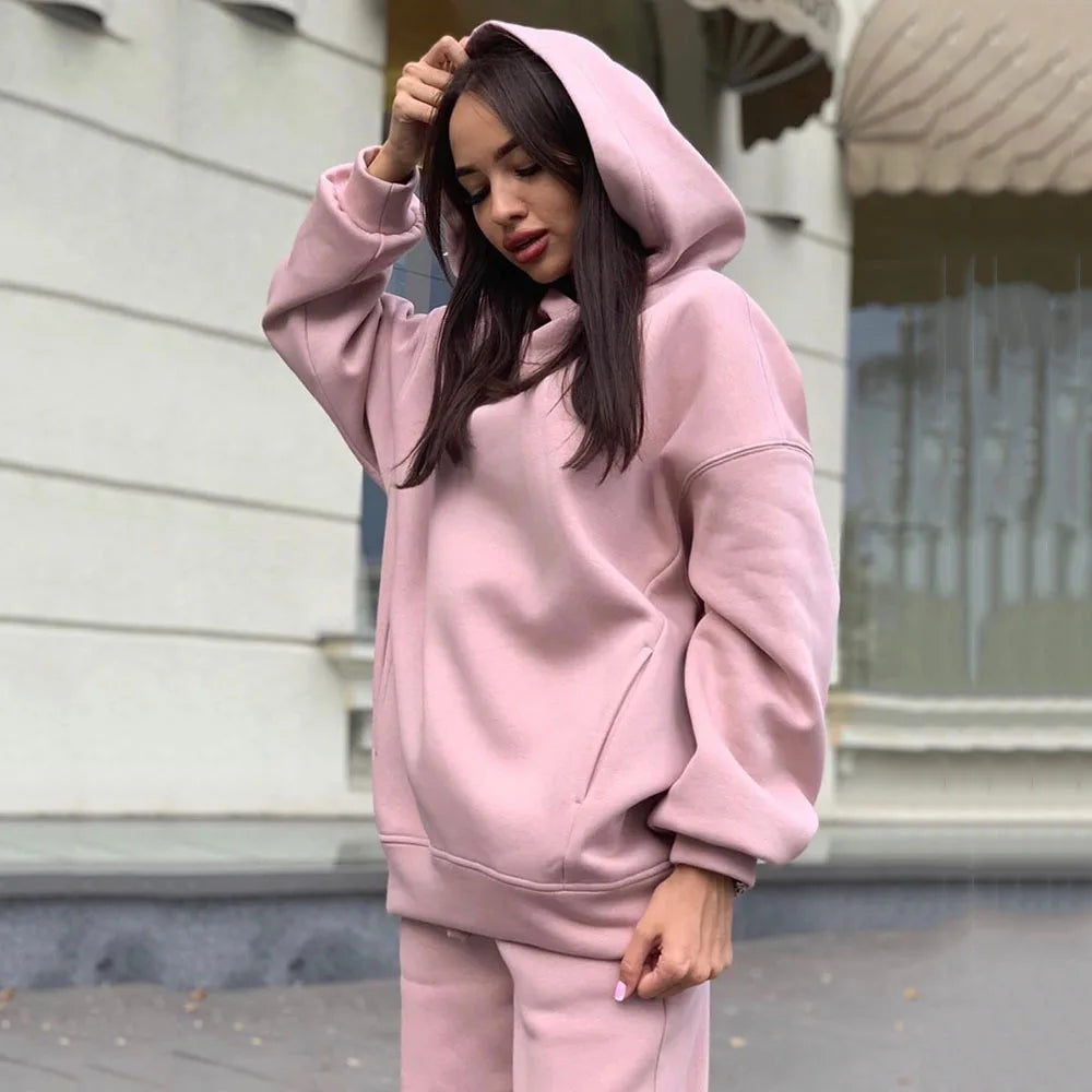 2025 New Fashion Hoodie Set, Casual Two-Piece Set, Hot Selling, Autumn and Winter