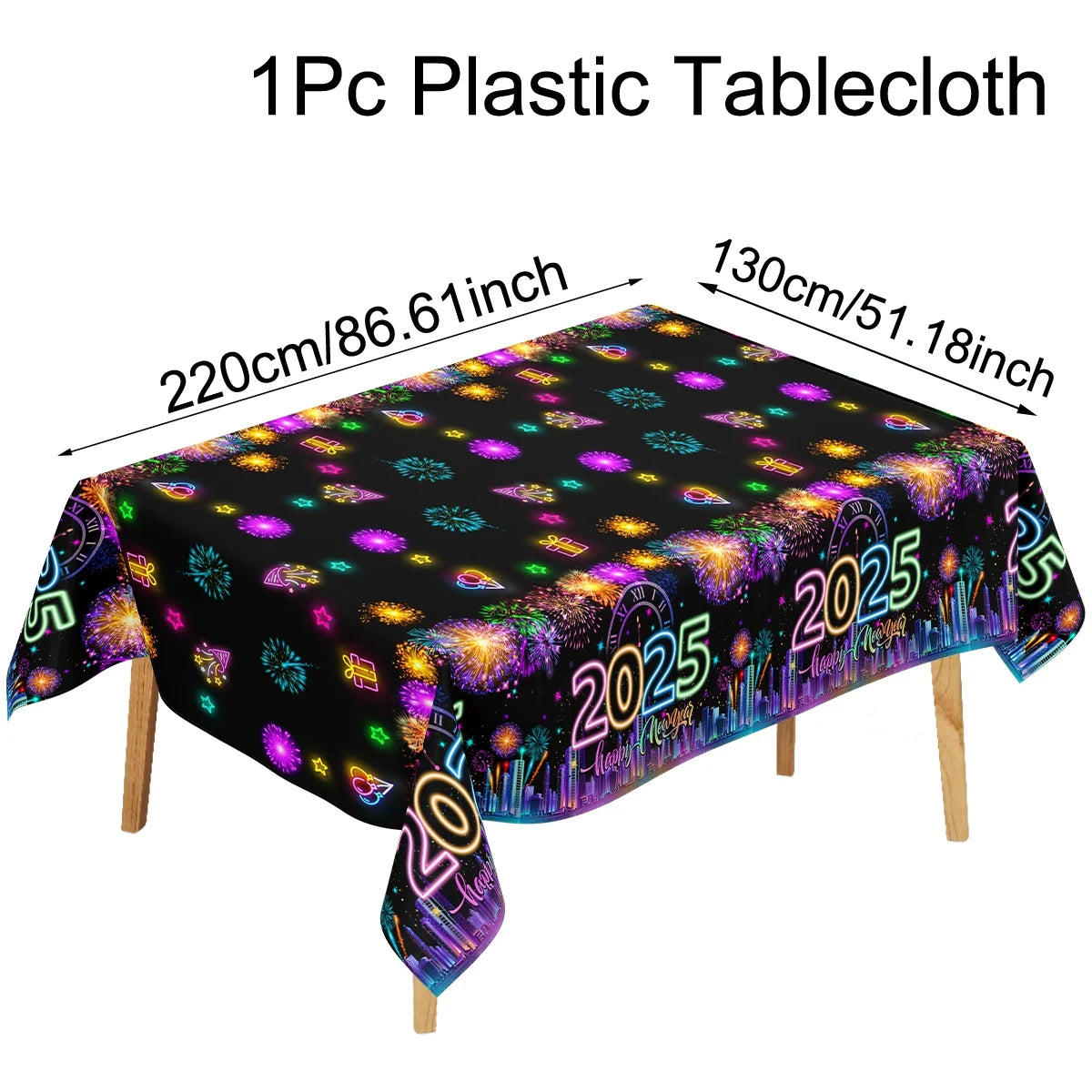 Christmas Disposable Tablecloth Christmas Decorations for Home