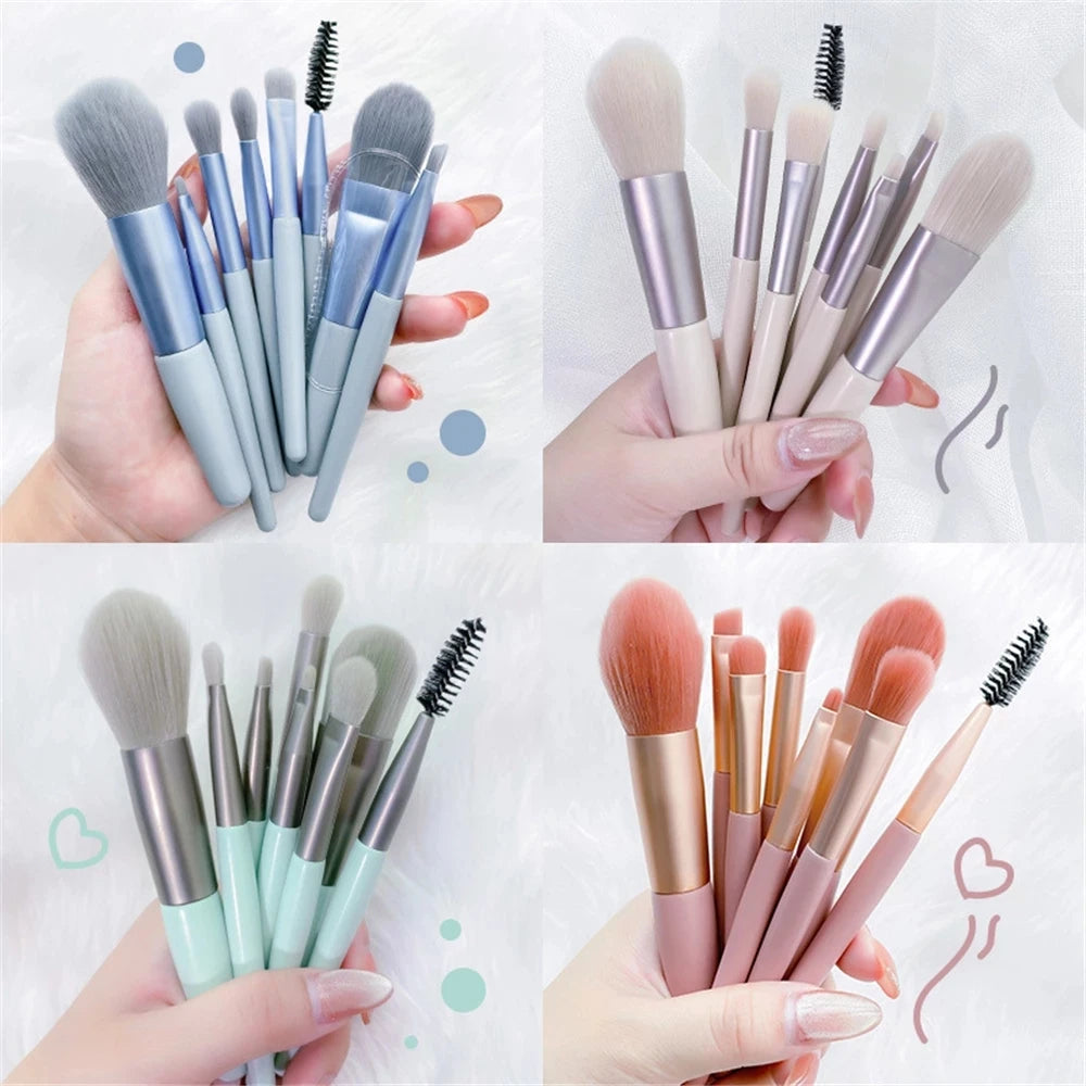 8Pcs Makeup Brush Set