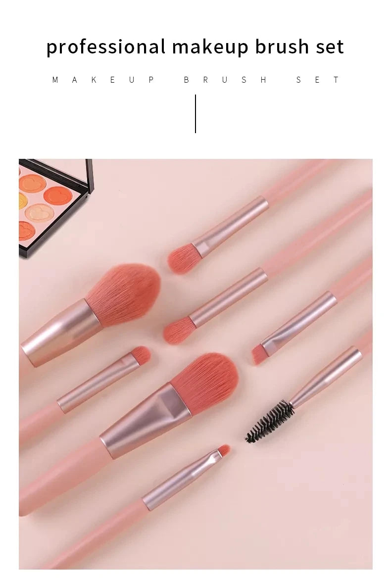 8Pcs Makeup Brush Set