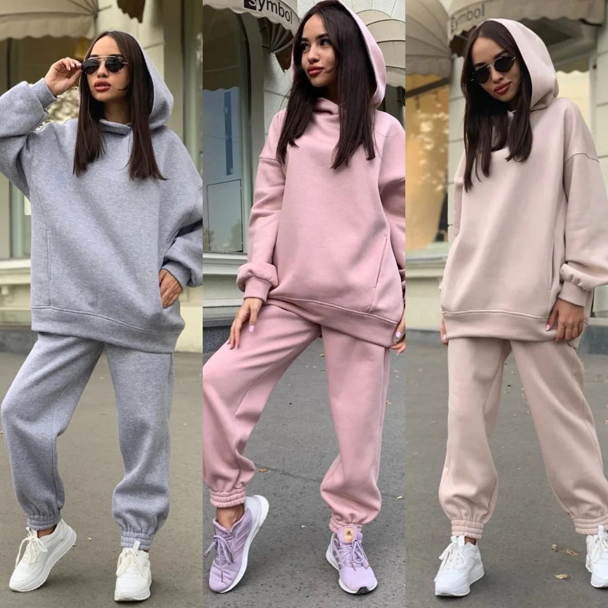 2025 New Fashion Hoodie Set, Casual Two-Piece Set, Hot Selling, Autumn and Winter