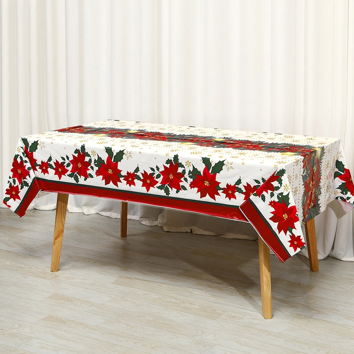 Christmas Disposable Tablecloth Christmas Decorations for Home