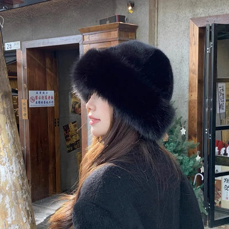 New Autumn And Winter Women's Fashion Fur Cap