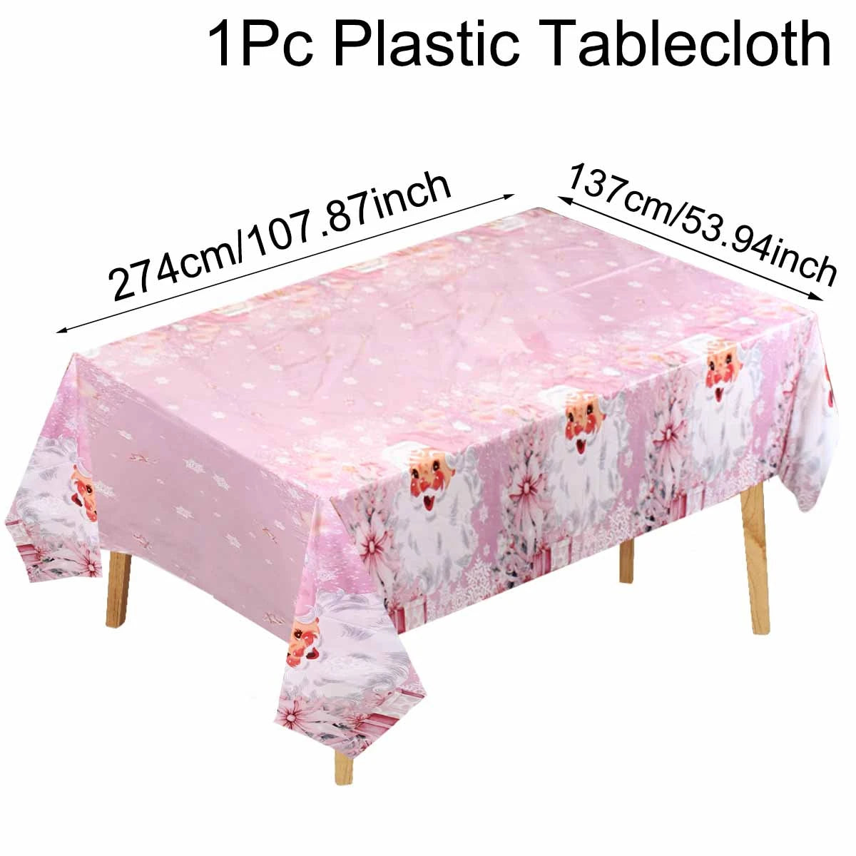 Christmas Disposable Tablecloth Christmas Decorations for Home