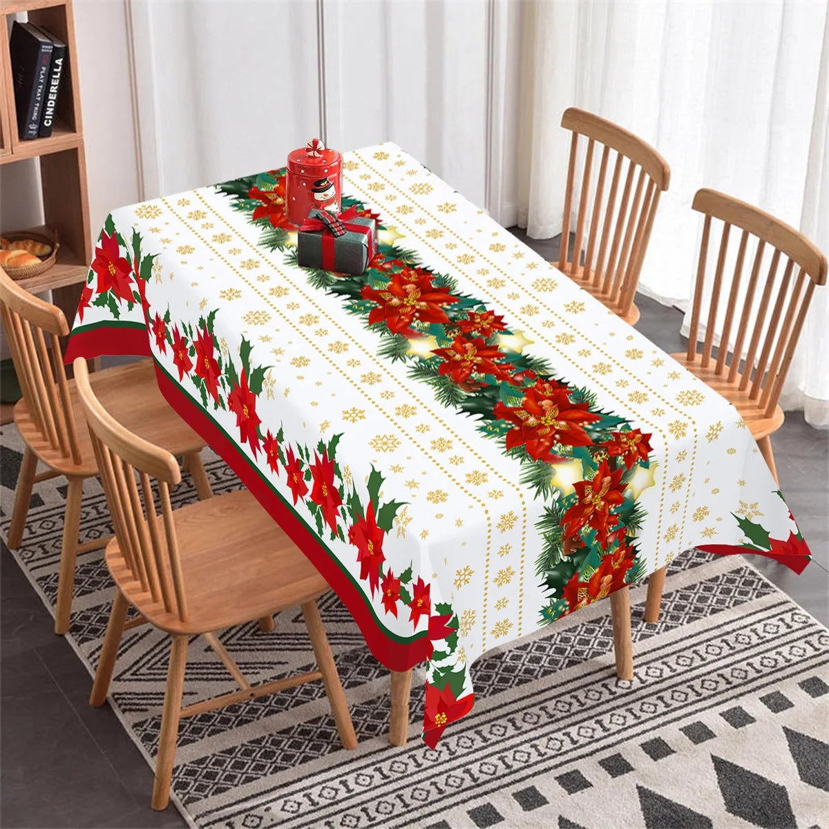 Christmas Disposable Tablecloth Christmas Decorations for Home