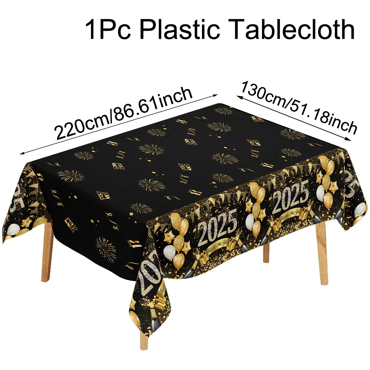 Christmas Disposable Tablecloth Christmas Decorations for Home