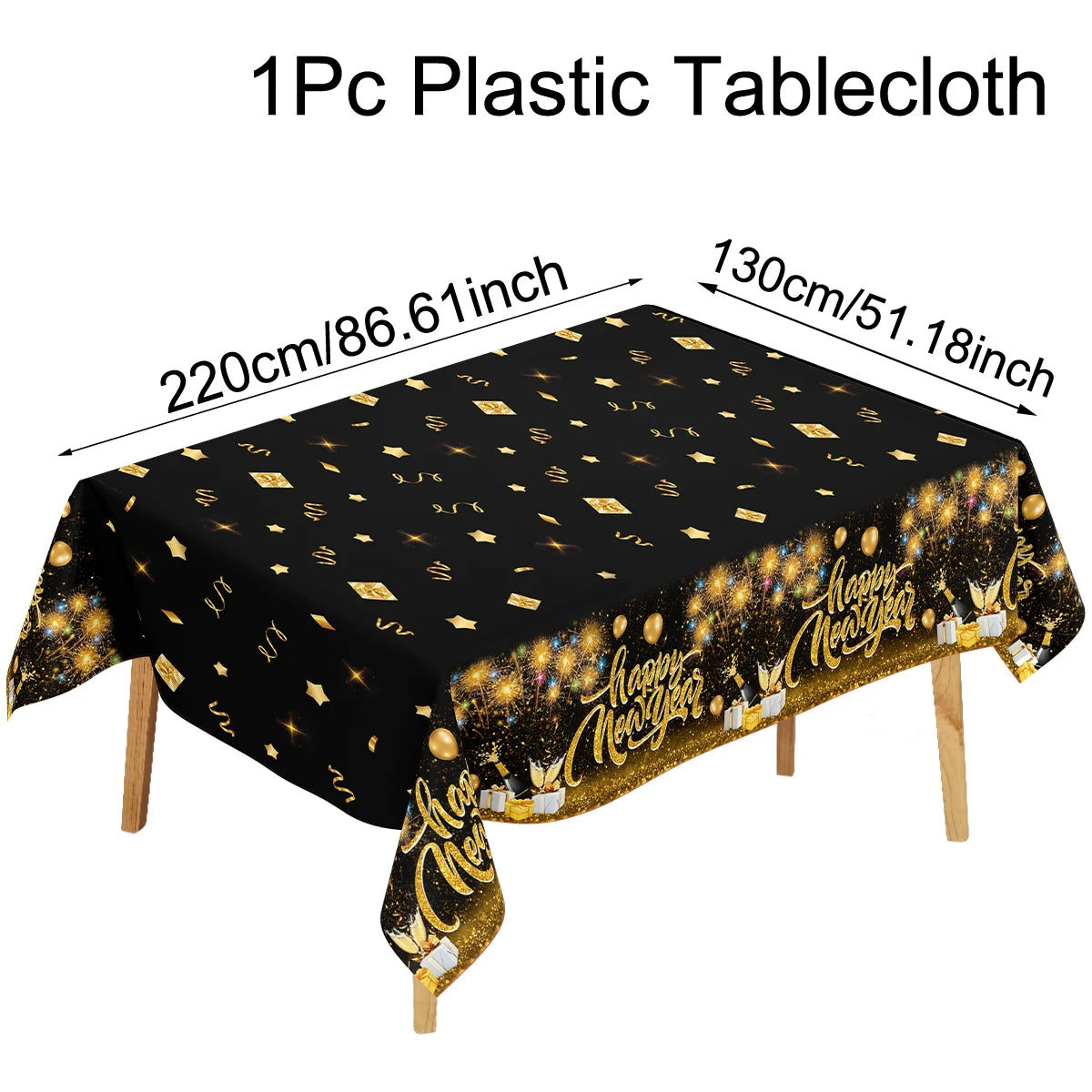 Christmas Disposable Tablecloth Christmas Decorations for Home