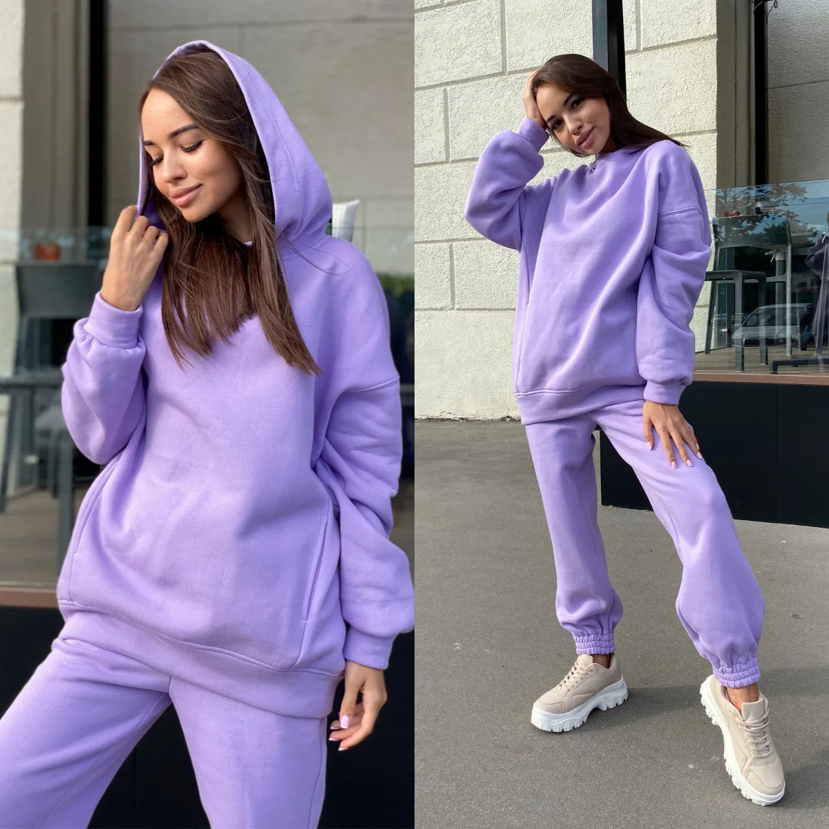 2025 New Fashion Hoodie Set, Casual Two-Piece Set, Hot Selling, Autumn and Winter