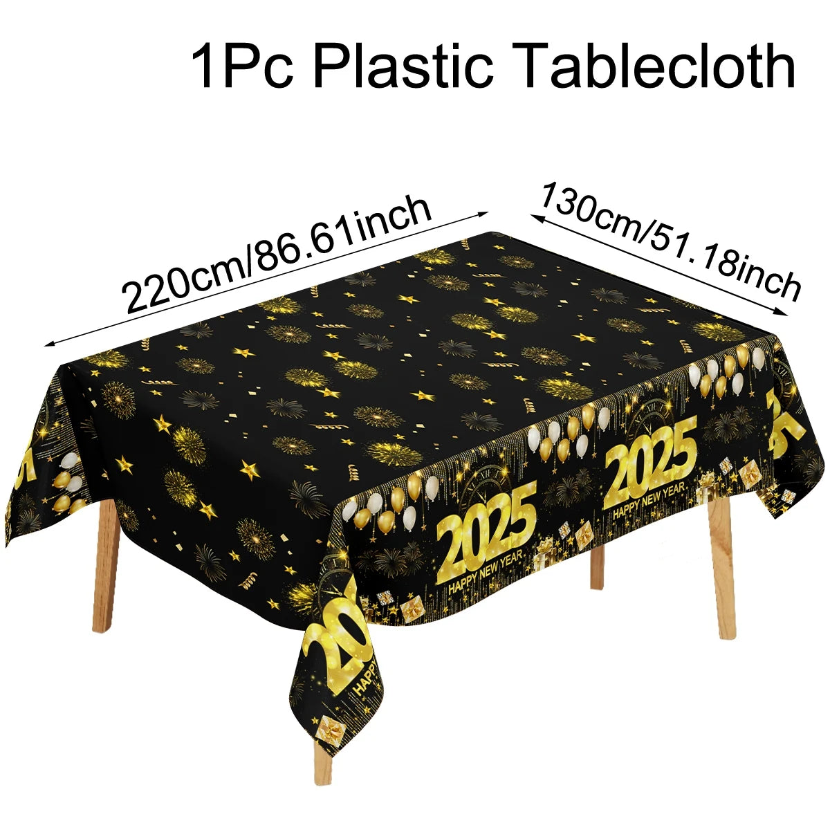 Christmas Disposable Tablecloth Christmas Decorations for Home